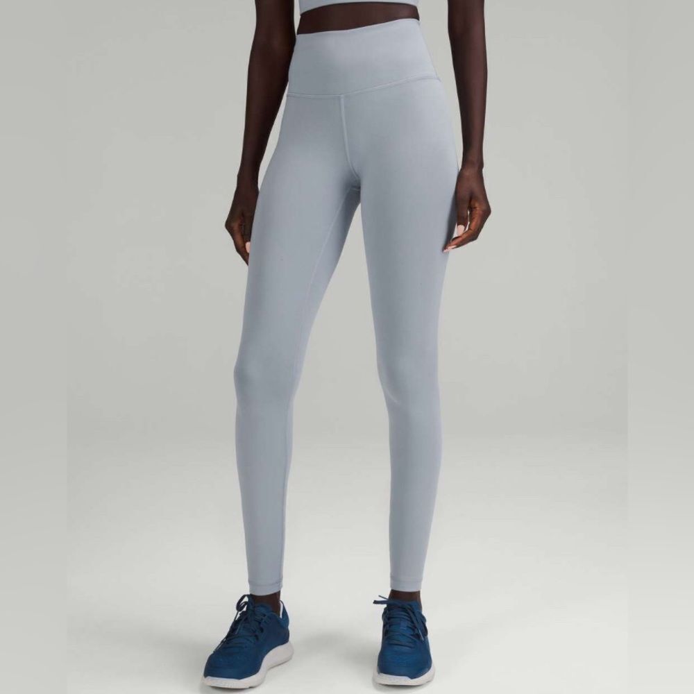 Lululemon wunder train high rise tight chambray size 4